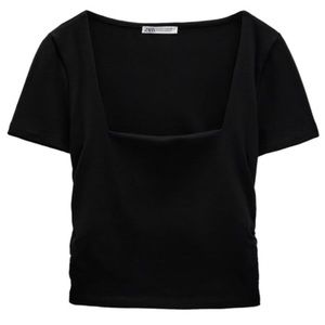 Zara cropped tee